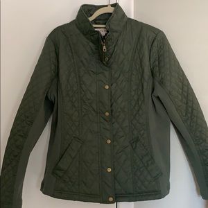 Merona Quilted Army Green Jacket